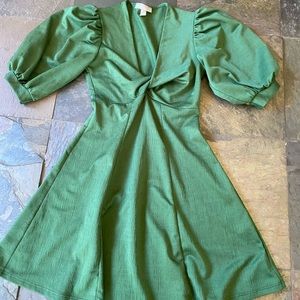 Green ASOS dress!!